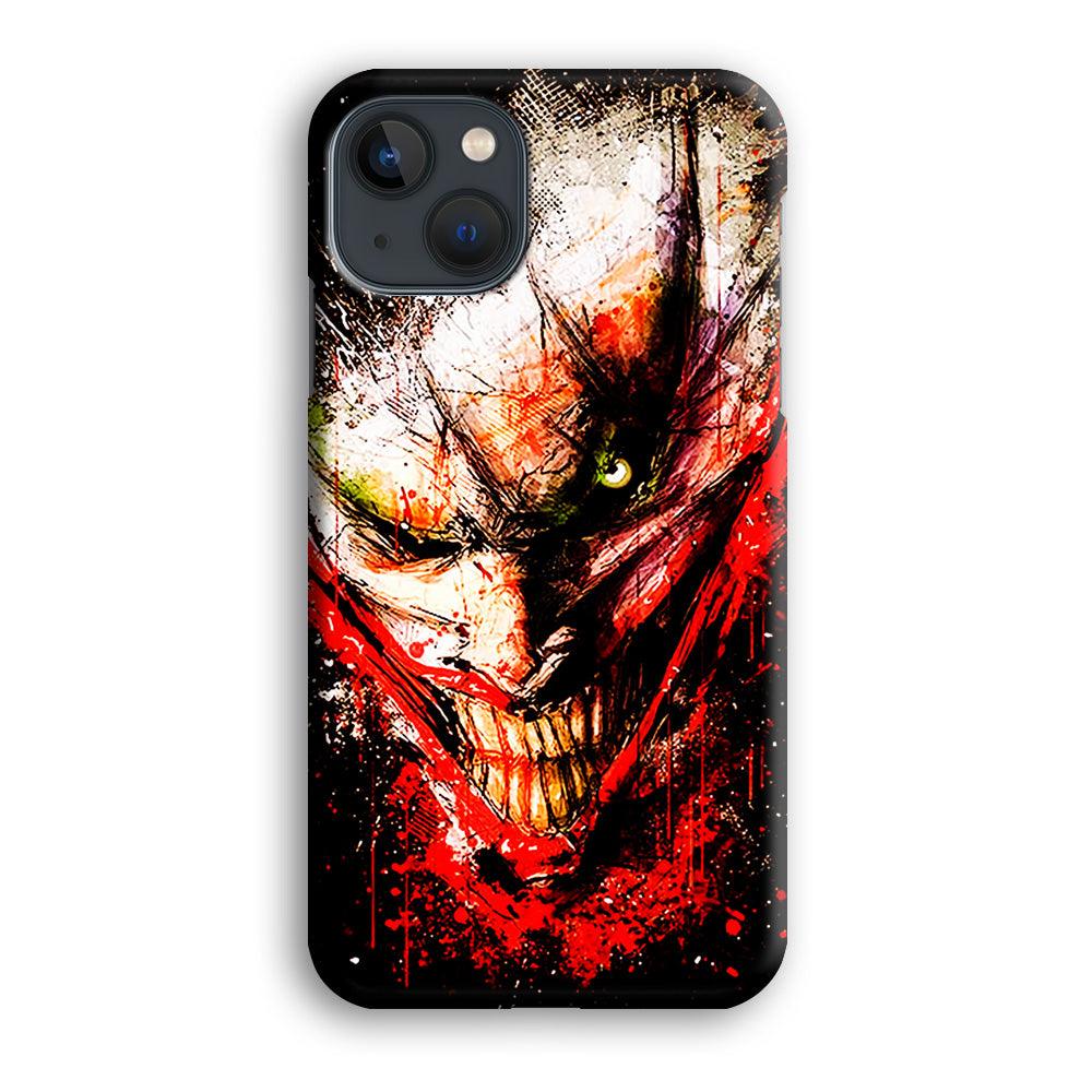 Joker Smile Abstract iPhone 13 Mini Case-Plastic / Full Wrap (3D Case)-Xtracase