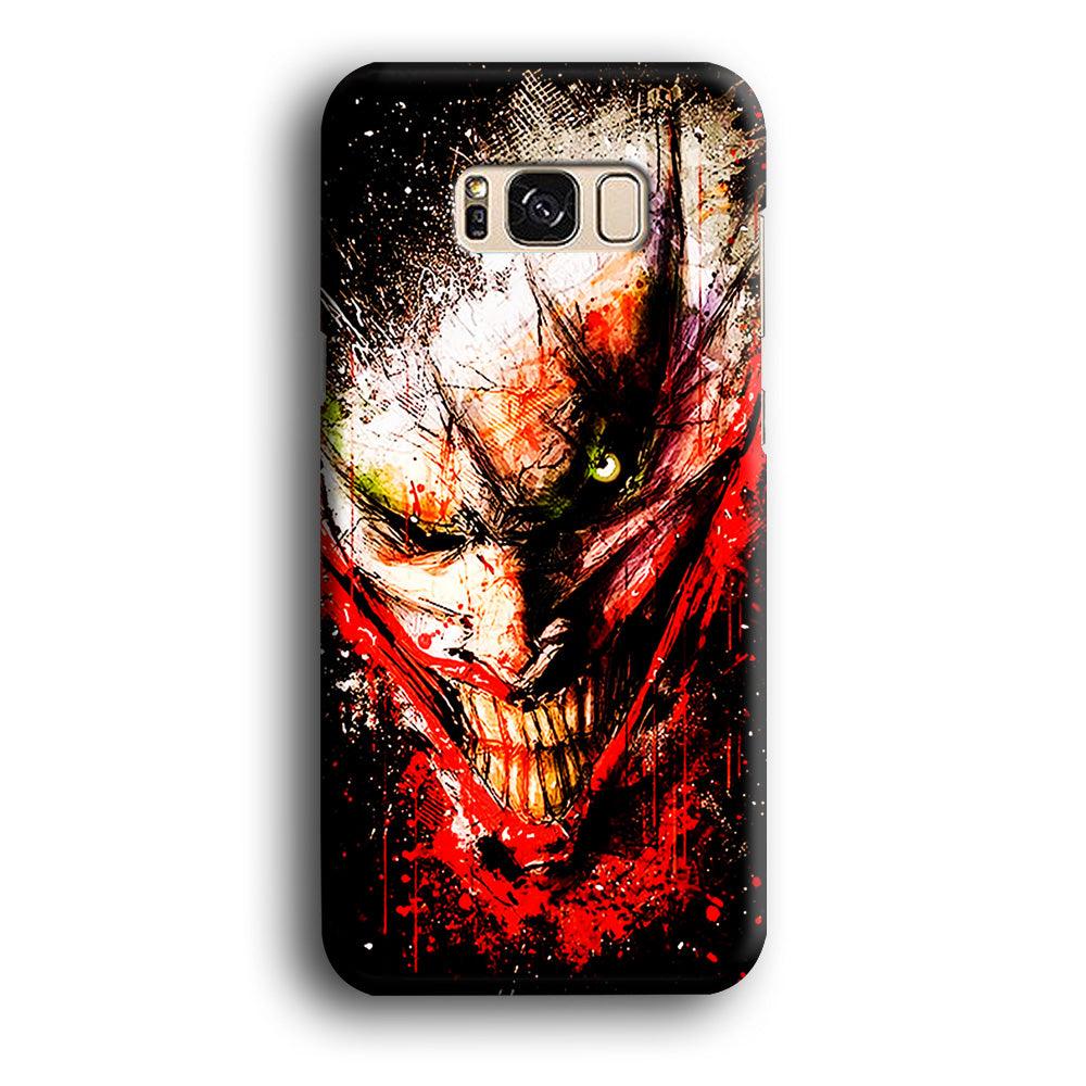 Joker Smile Abstract Samsung Galaxy S8 Case-Plastic / Full Wrap (3D Case)-Xtracase