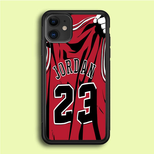 Jordan 23 Jersey iPhone 12 Mini Case-Rubber / Black (2D Case)-Xtracase