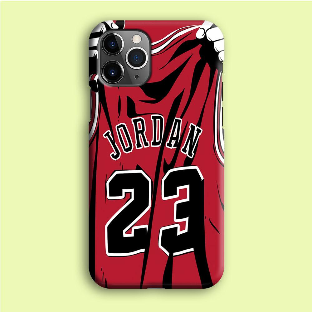 Jordan 23 Jersey iPhone 12 Pro Case-Plastic / Full Wrap (3D Case)-Xtracase