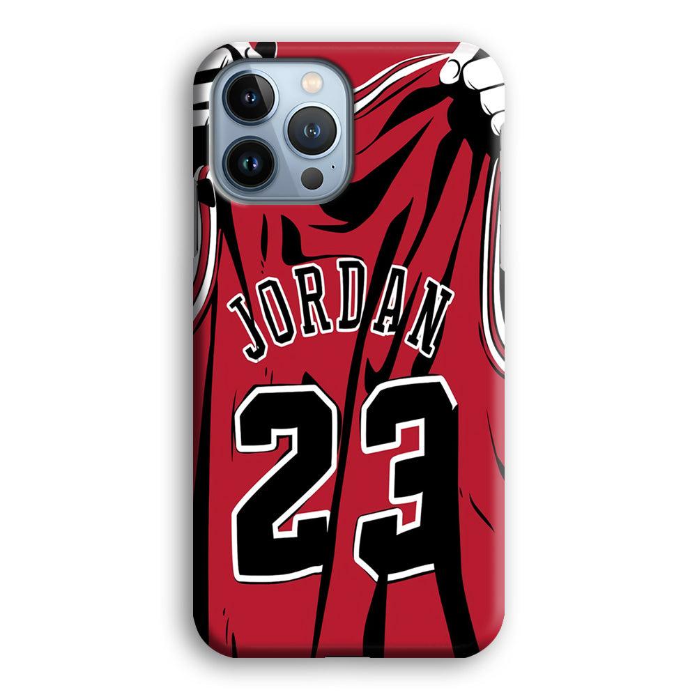 Jordan 23 Jersey iPhone 13 Pro Case-Plastic / Full Wrap (3D Case)-Xtracase