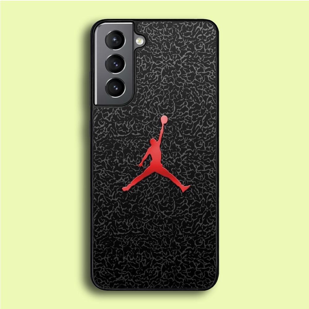 Jordan Logo 004 Samsung Galaxy A16 Case-Rubber / Black (2D Case)-Xtracase