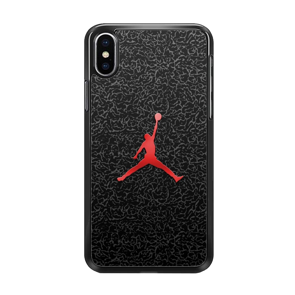 Jordan Logo 004 iPhone Xs Case -  3D Phone Case - Xtracase