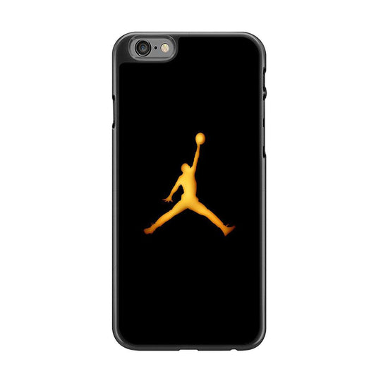 Jordan Logo 006 iPhone 6 | 6s Case-Rubber / Black (2D Case)-Xtracase
