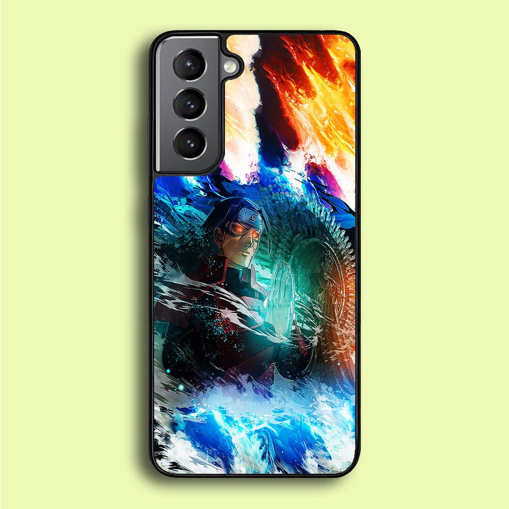 Jutsu Madara Uchiha Samsung Galaxy A16 Case-Plastic / Full Wrap (3D Case)-Xtracase