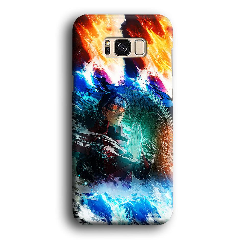 Jutsu Madara Uchiha Samsung Galaxy S8 Case-Plastic / Full Wrap (3D Case)-Xtracase