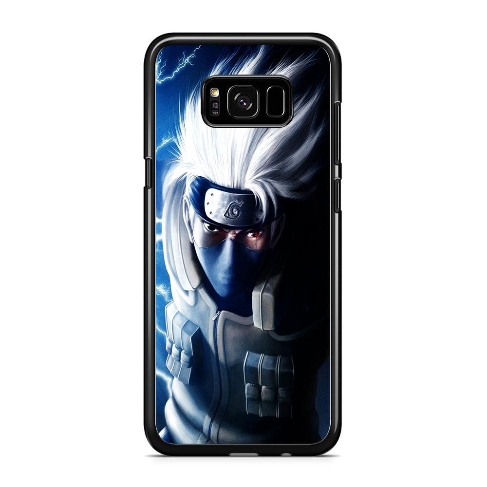 Kakashi Hatake Chidor Samsung Galaxy S8 Case-Rubber / Black (2D Case)-Xtracase