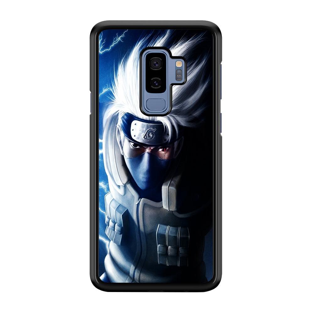 Kakashi Hatake Chidori Samsung Galaxy S9 Plus Case-Rubber / White (2D Case)-Xtracase