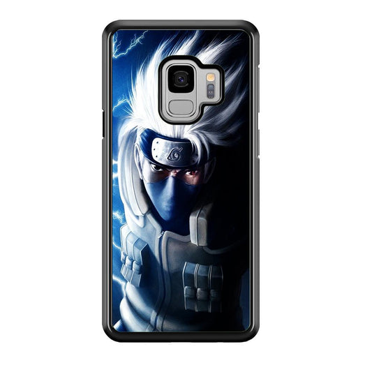 Kakashi Hatake Chidori Samsung Galaxy S9 Case-Rubber / White (2D Case)-Xtracase