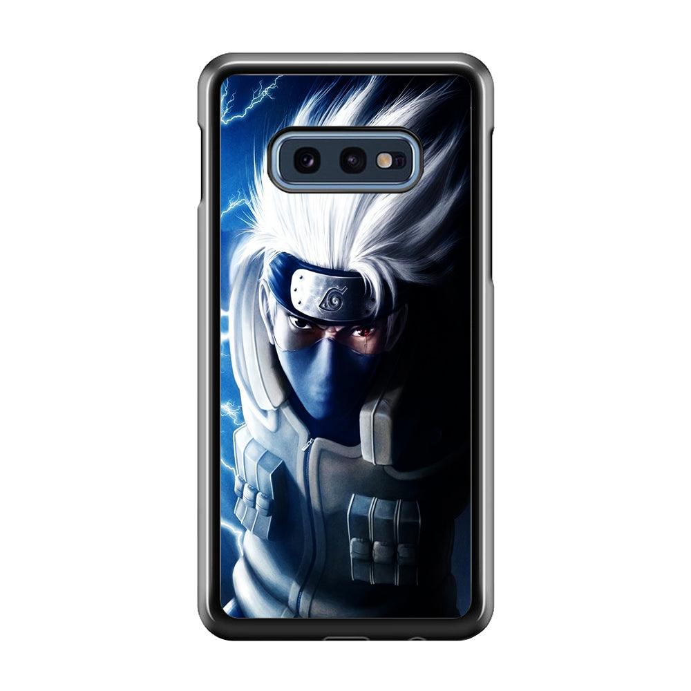 Kakashi Hatake Chidori Samsung Galaxy S10E Case-Rubber / Black (2D Case)-Xtracase