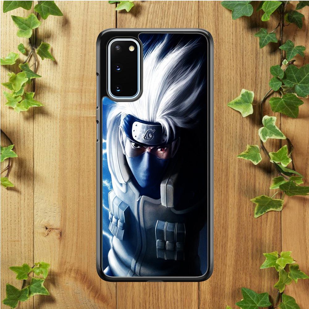 Kakashi Hatake Chidori Samsung Galaxy S20 Case-Rubber / Black (2D Case)-Xtracase