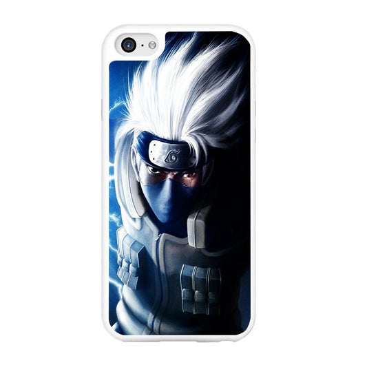 Kakashi Hatake Chidori iPhone 6 | 6s Case-Rubber / White (2D Case)-Xtracase