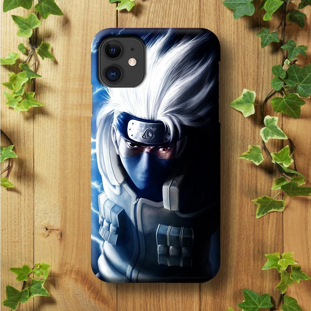 Kakashi Hatake Chidori iPhone 11 Case-Plastic / Full Wrap (3D Case)-Xtracase