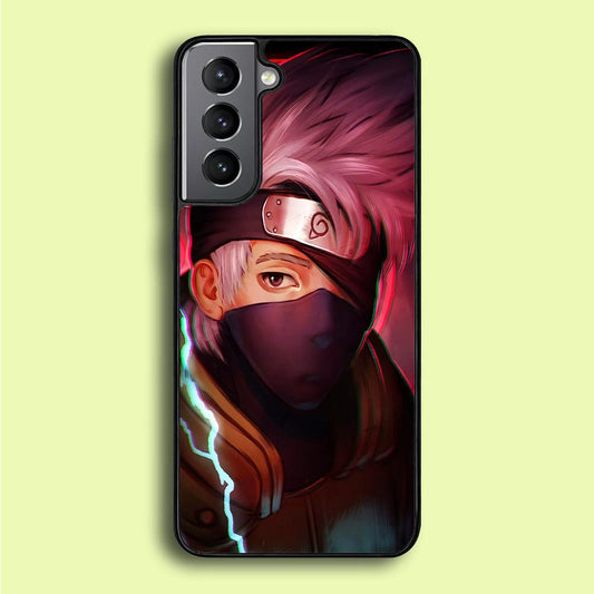 Kakashi Hatake Face Samsung Galaxy A16 Case-Rubber / Black (2D Case)-Xtracase