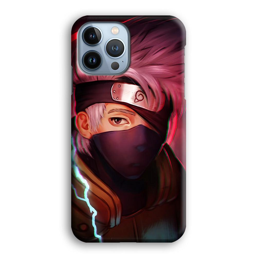 Kakashi Hatake Face iPhone 13 Pro Case-Plastic / Full Wrap (3D Case)-Xtracase