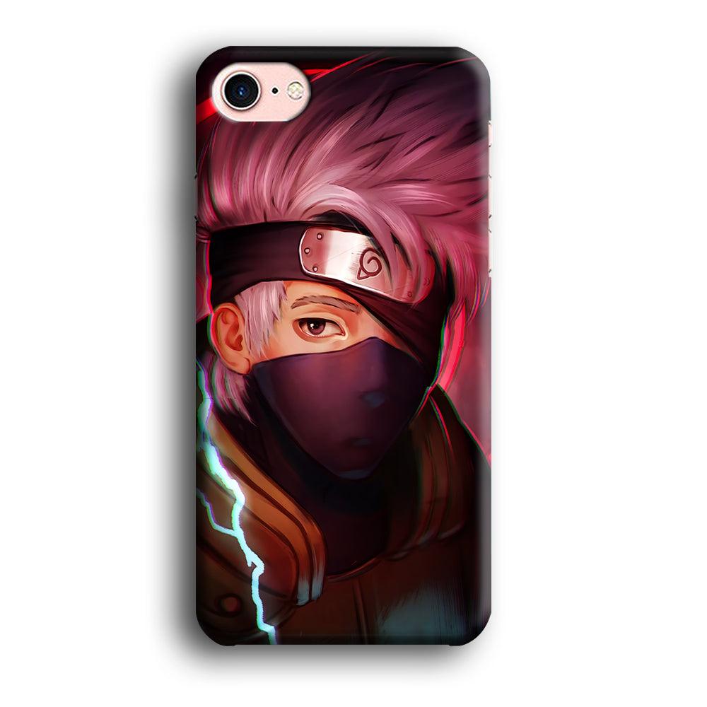 Kakashi Hatake Face iPhone SE 2020 Case-Plastic / Full Wrap (3D Case)-Xtracase