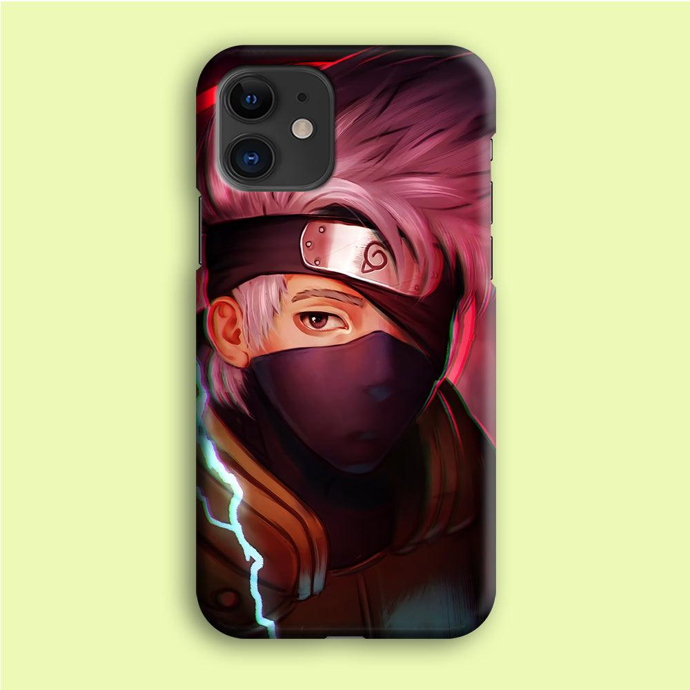 Kakashi Hatake Face iPhone 12 Case-Plastic / Full Wrap (3D Case)-Xtracase
