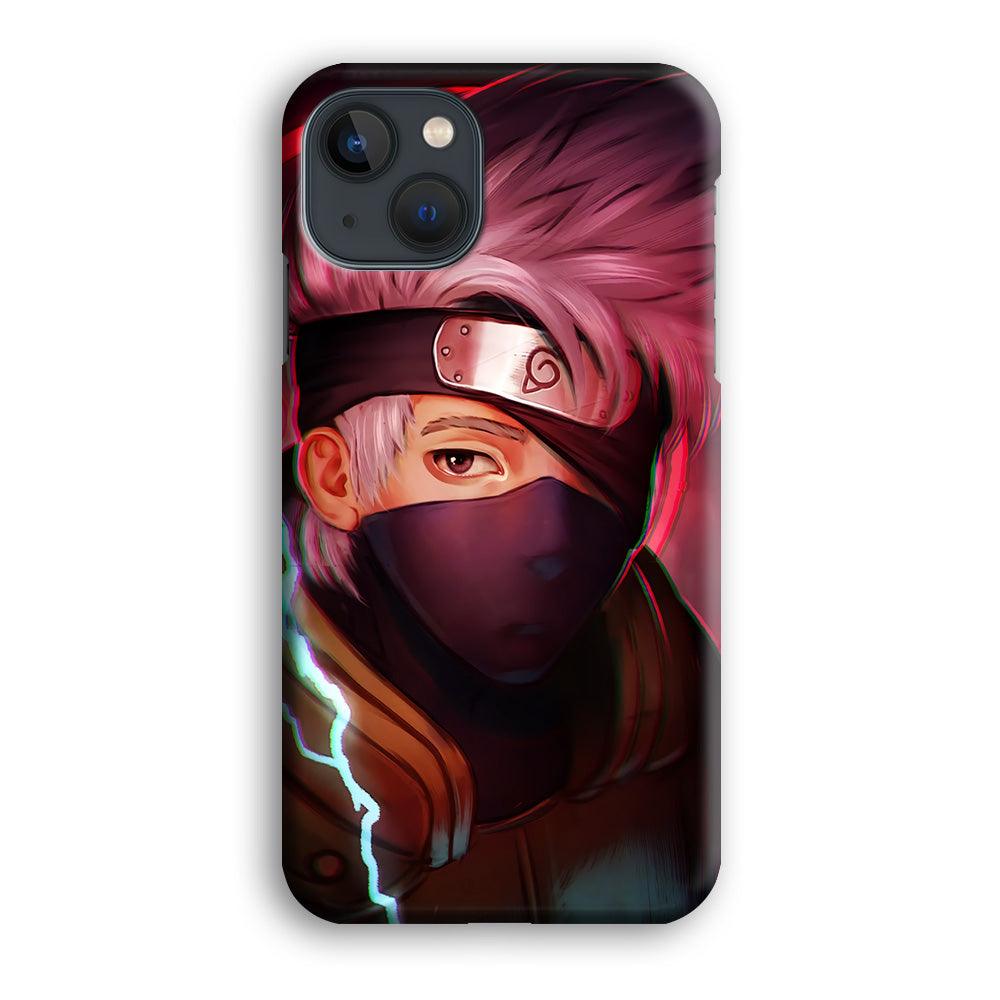 Kakashi Hatake Face iPhone 13 Mini Case-Plastic / Full Wrap (3D Case)-Xtracase