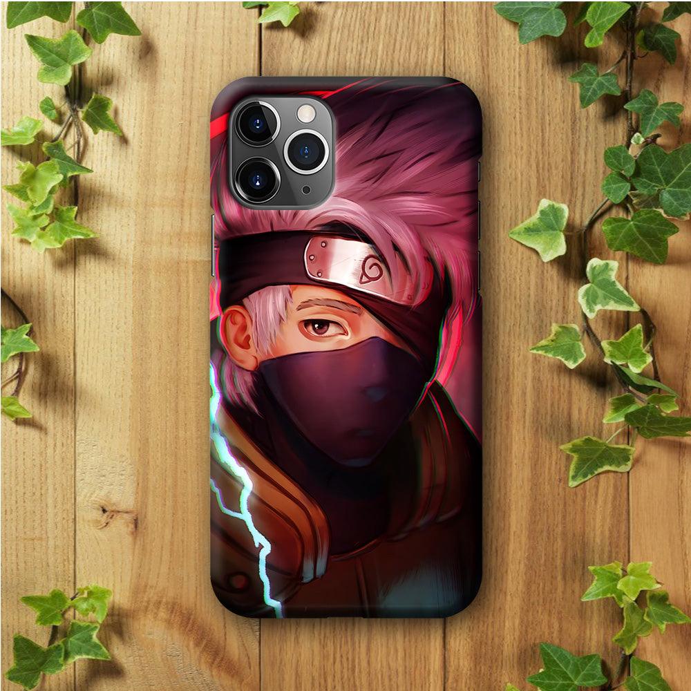 Kakashi Hatake Face iPhone 11 Pro Max Case-Plastic / Full Wrap (3D Case)-Xtracase