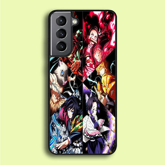 Kimetsu no Yaiba Character Samsung Galaxy A16 Case-Rubber / White (2D Case)-Xtracase
