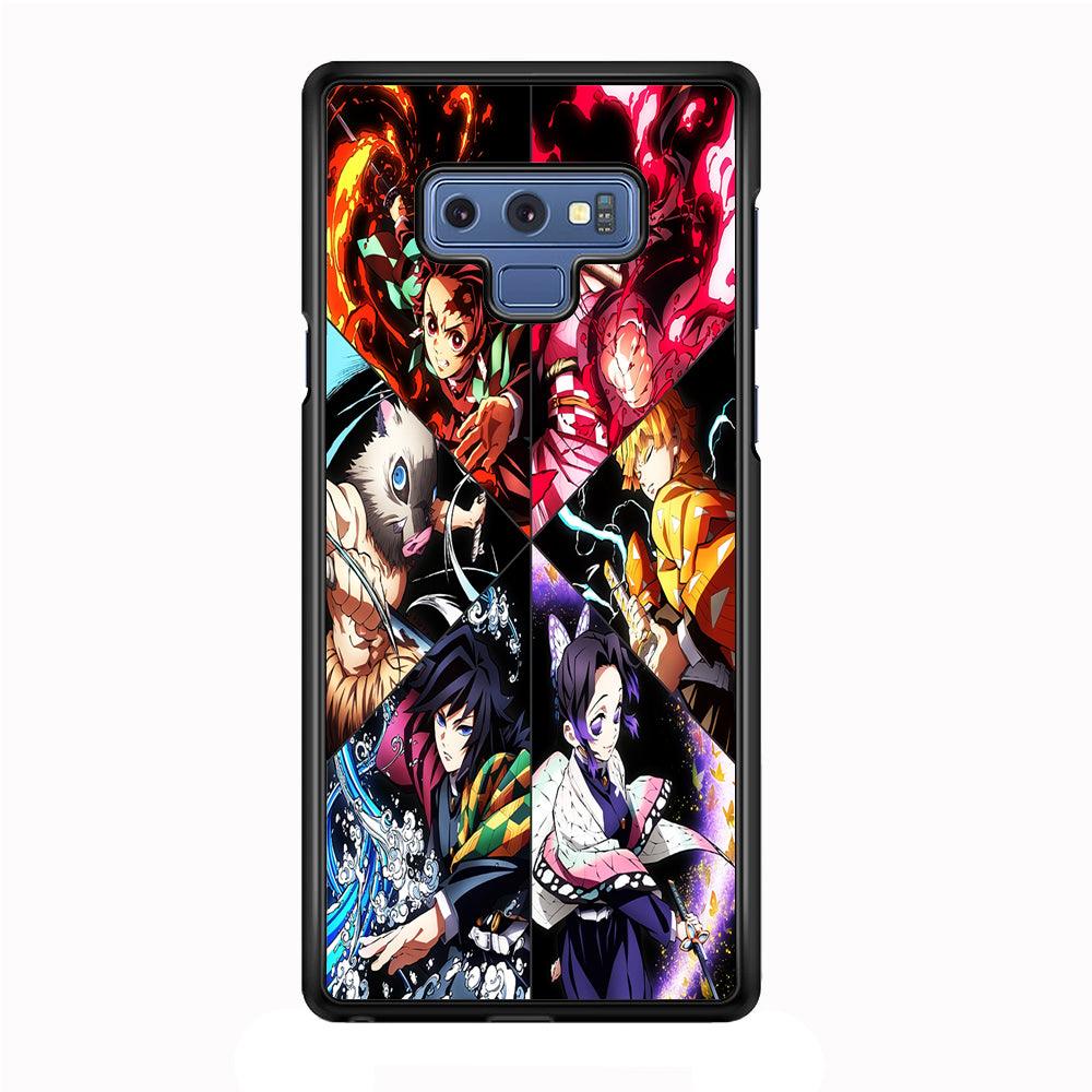 Kimetsu no Yaiba Character Samsung Galaxy Note 9 Case-Rubber / White (2D Case)-Xtracase