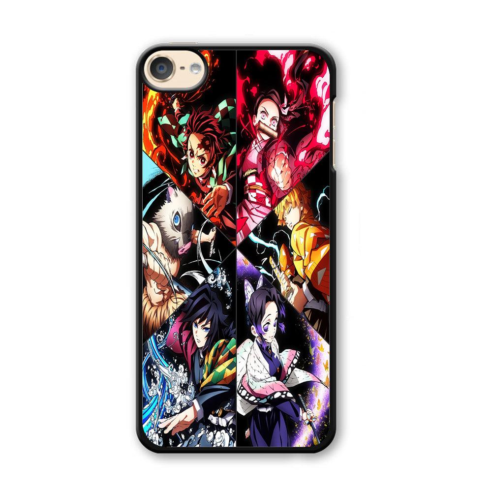 Kimetsu no Yaiba Character iPod Touch 6 Case-Plastic / White (2D Case)-Xtracase
