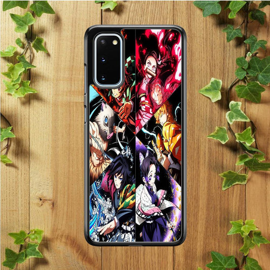 Kimetsu no Yaiba Character Samsung Galaxy S20 Case-Rubber / White (2D Case)-Xtracase