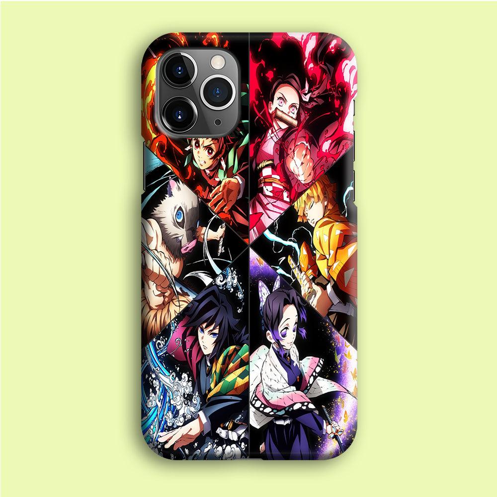 Kimetsu no Yaiba Character iPhone 12 Pro Case-Plastic / Full Wrap (3D Case)-Xtracase