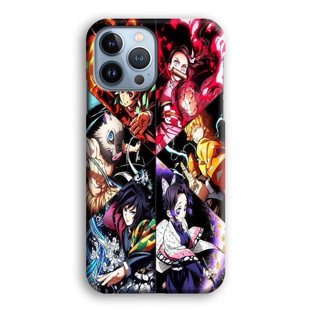 Kimetsu no Yaiba Character iPhone 13 Pro Case-Plastic / Full Wrap (3D Case)-Xtracase