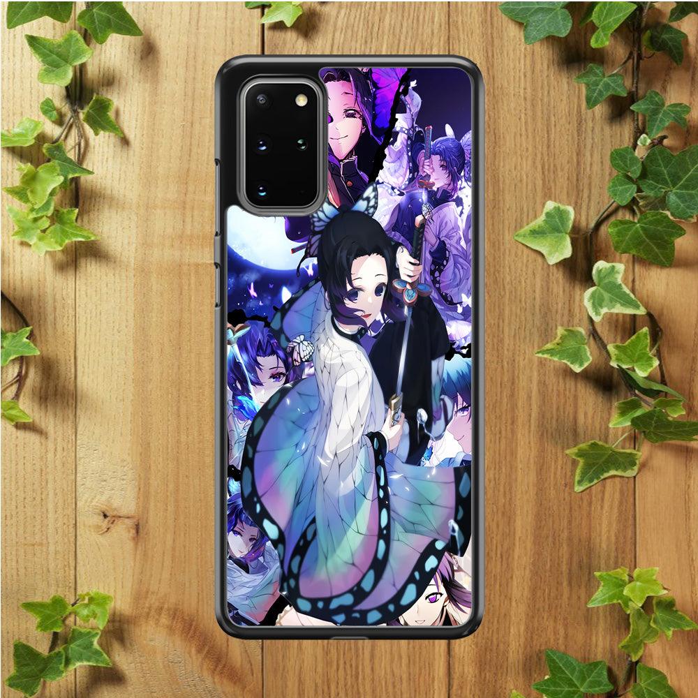 Kimetsu no Yaiba Nezuko Aesthetic Samsung Galaxy S20 Plus Case-Rubber / White (2D Case)-Xtracase