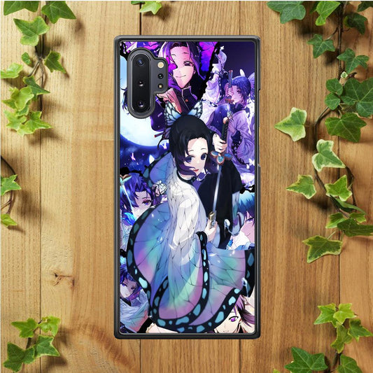 Kimetsu no Yaiba Nezuko Aesthetic Samsung Galaxy Note 10 Plus Case-Rubber / White (2D Case)-Xtracase