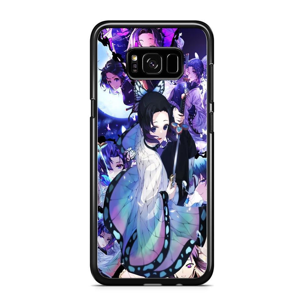 Kimetsu no Yaiba Nezuko Aesthetic Samsung Galaxy S8 Case-Rubber / Black (2D Case)-Xtracase