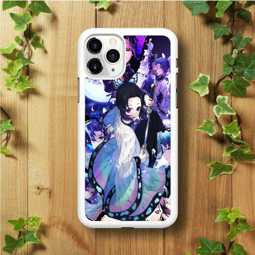 Kimetsu no Yaiba Nezuko Aesthetic iPhone 11 Pro Max Case-Rubber / White (2D Case)-Xtracase
