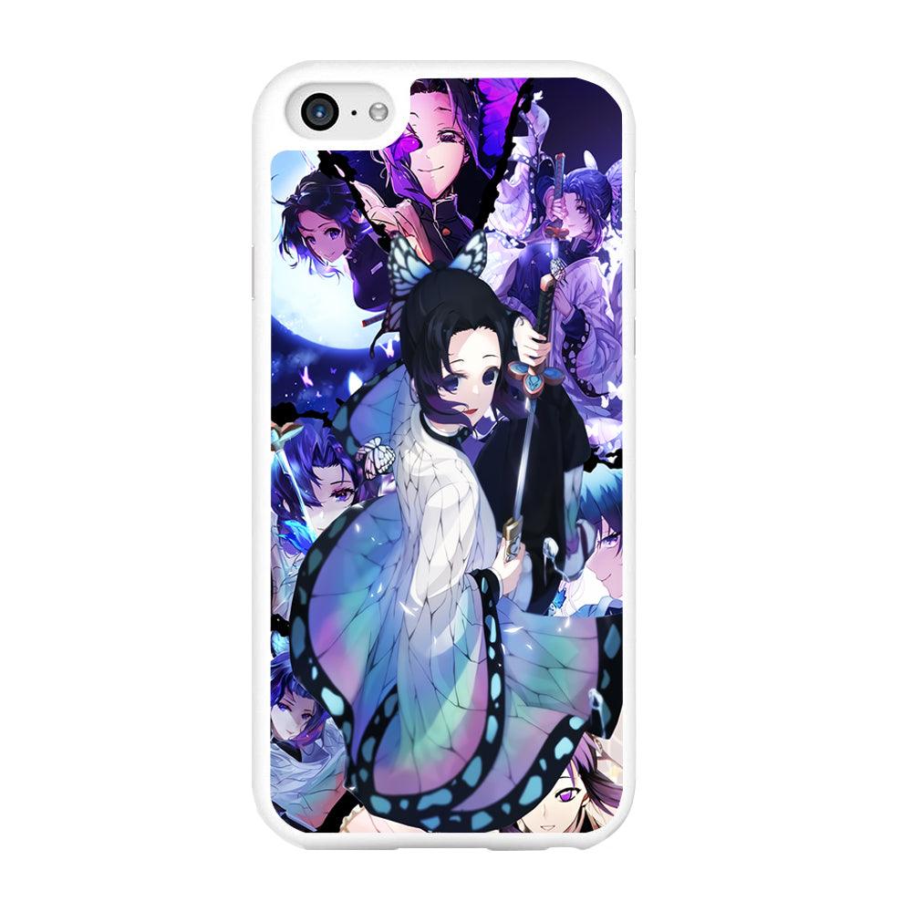Kimetsu no Yaiba Nezuko Aesthetic iPhone 6 | 6s Case-Rubber / White (2D Case)-Xtracase