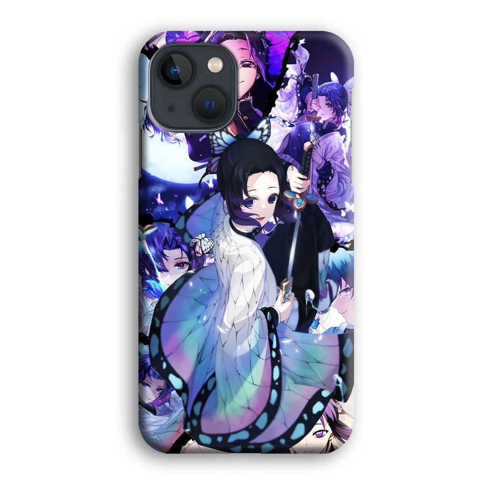 Kimetsu no Yaiba Nezuko Aesthetic iPhone 13 Mini Case-Plastic / Full Wrap (3D Case)-Xtracase