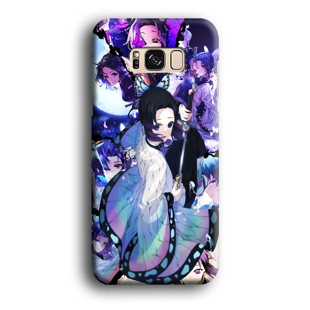 Kimetsu no Yaiba Nezuko Aesthetic Samsung Galaxy S8 Case-Plastic / Full Wrap (3D Case)-Xtracase