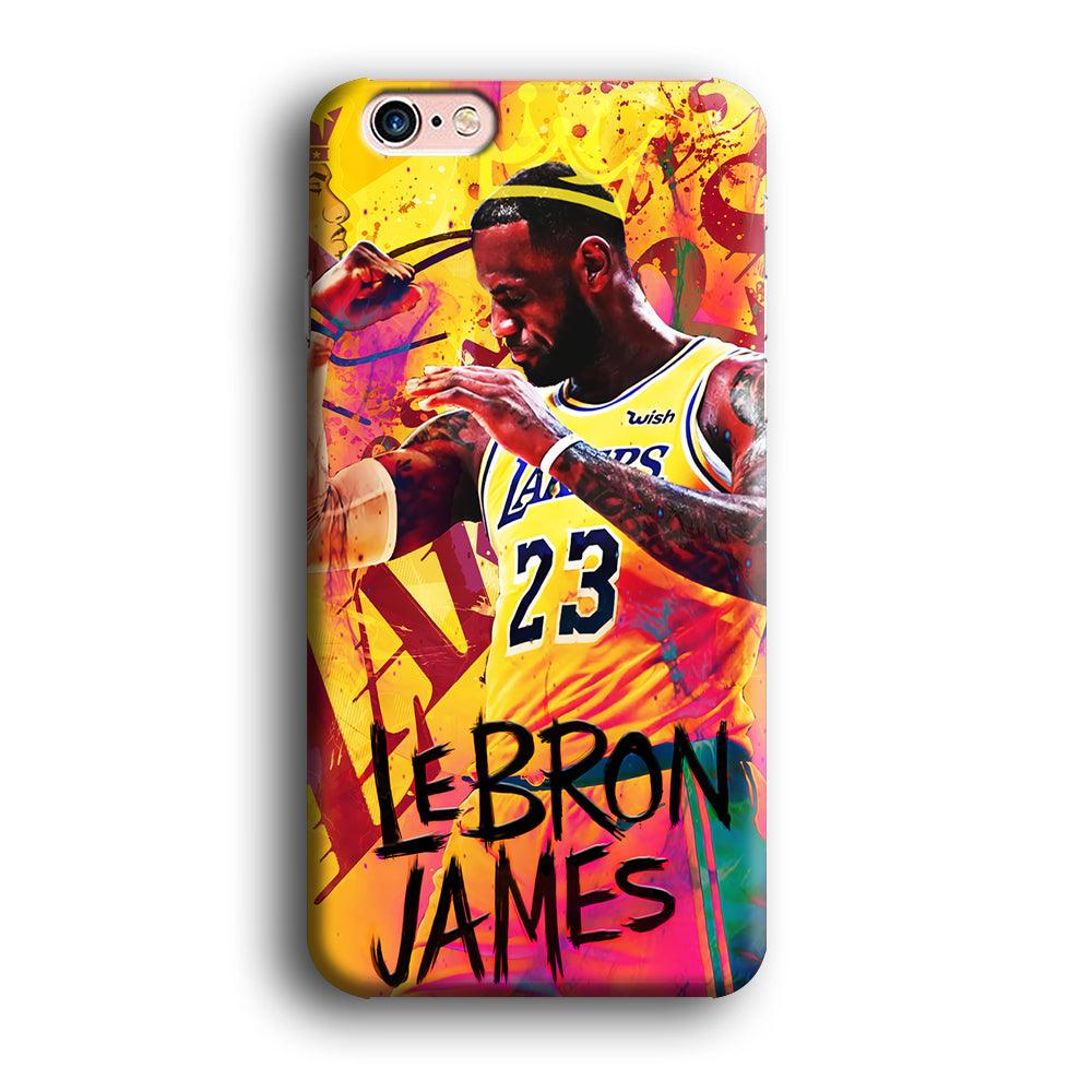 King James Lakers iPhone 6 | 6s Case-Plastic / Full Wrap (3D Case)-Xtracase