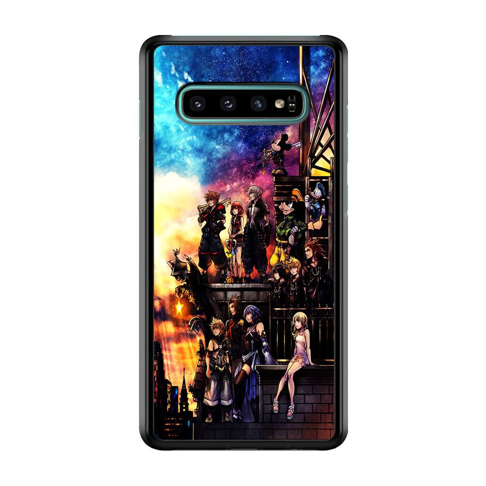 Kingdom Hearts Characters Samsung Galaxy S10 Case-Plastic / Full Wrap (3D Case)-Xtracase