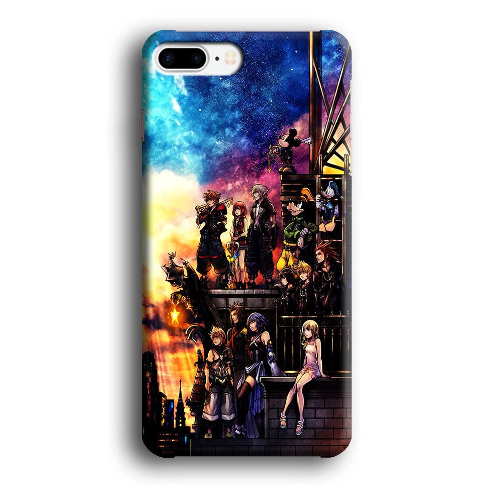 Kingdom Hearts Characters iPhone 7 Plus Case-Plastic / Full Wrap (3D Case)-Xtracase