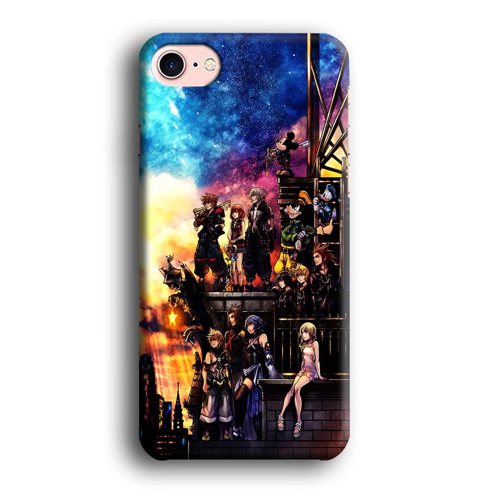 Kingdom Hearts Characters iPhone 7 Case-Plastic / Full Wrap (3D Case)-Xtracase