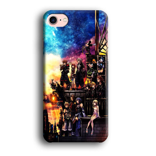 Kingdom Hearts Characters iPhone 7 Case-Plastic / Full Wrap (3D Case)-Xtracase