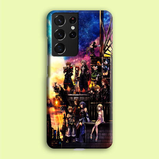 Kingdom Hearts Characters Samsung Galaxy S21 Ultra Case