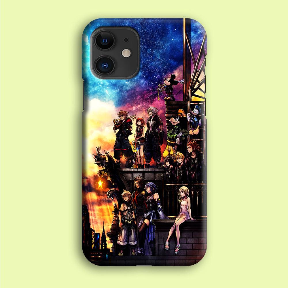 Kingdom Hearts Characters iPhone 12 Mini Case-Plastic / Full Wrap (3D Case)-Xtracase