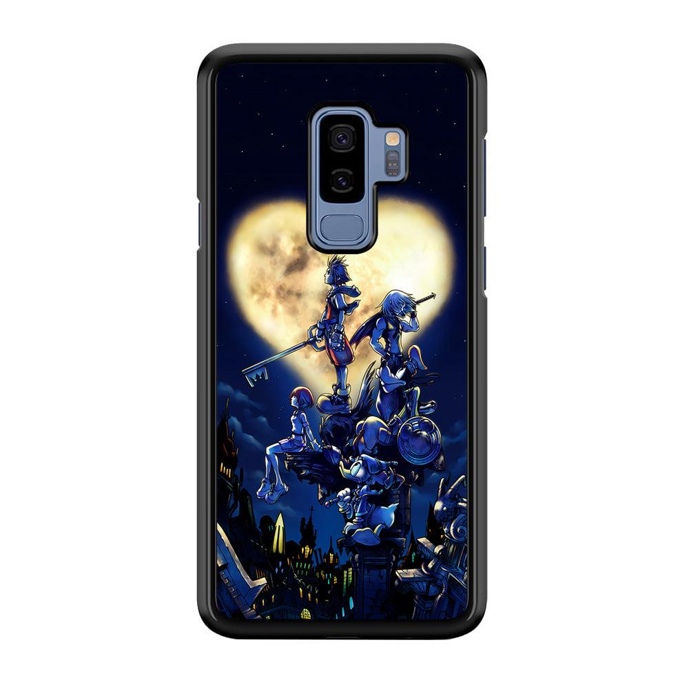 Kingdom Hearts Heart Moon Samsung Galaxy S9 Plus Case-Plastic / Full Wrap (3D Case)-Xtracase