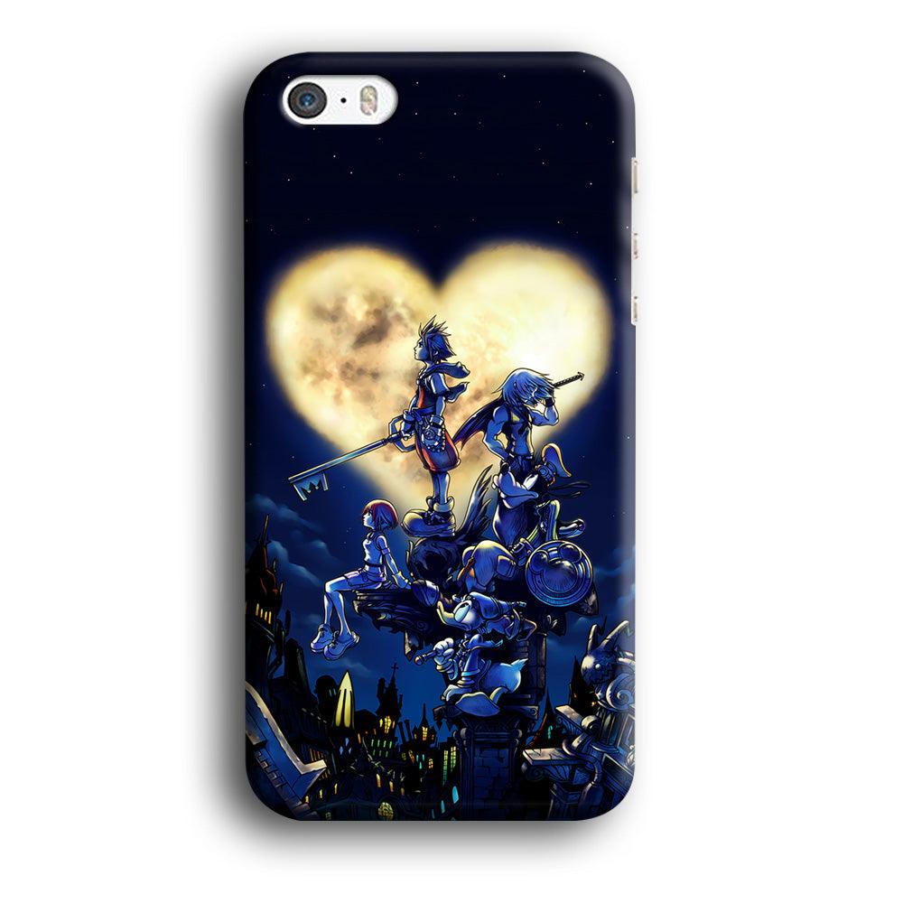 Kingdom Hearts Heart Moon iPhone 5 | 5s Case-Plastic / Full Wrap (3D Case)-Xtracase