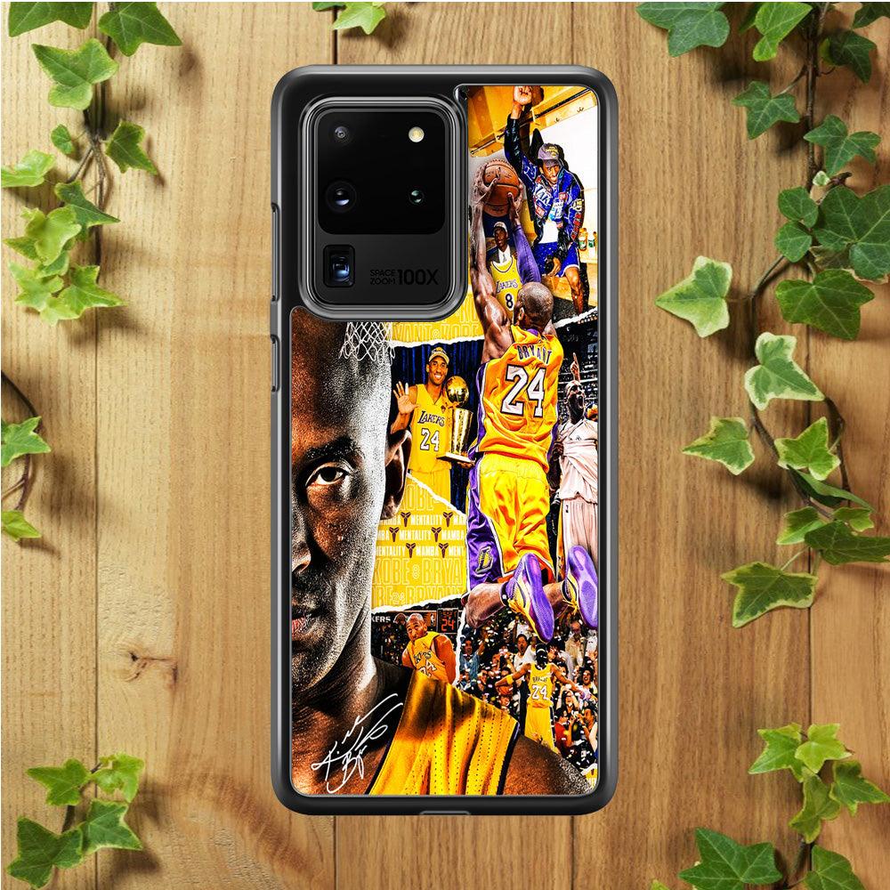 Kobe Bryant Aesthetic Samsung Galaxy S20 Ultra Case-Plastic / Full Wrap (3D Case)-Xtracase