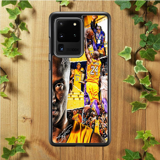 Kobe Bryant Aesthetic Samsung Galaxy S20 Ultra Case-Plastic / Full Wrap (3D Case)-Xtracase