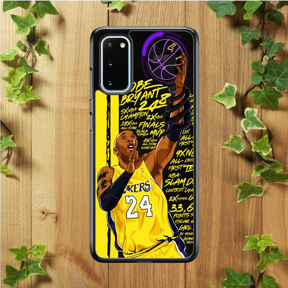 Kobe Bryant Lakers NBA Samsung Galaxy S20 Case-Plastic / Full Wrap (3D Case)-Xtracase