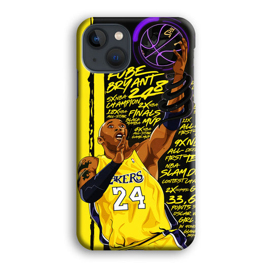 Kobe Bryant Lakers NBA iPhone 13 Case