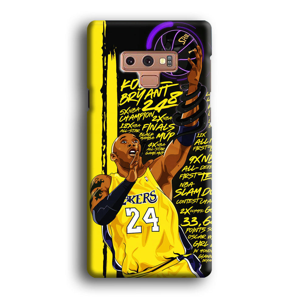 Kobe Bryant Lakers NBA Samsung Galaxy Note 9 Case